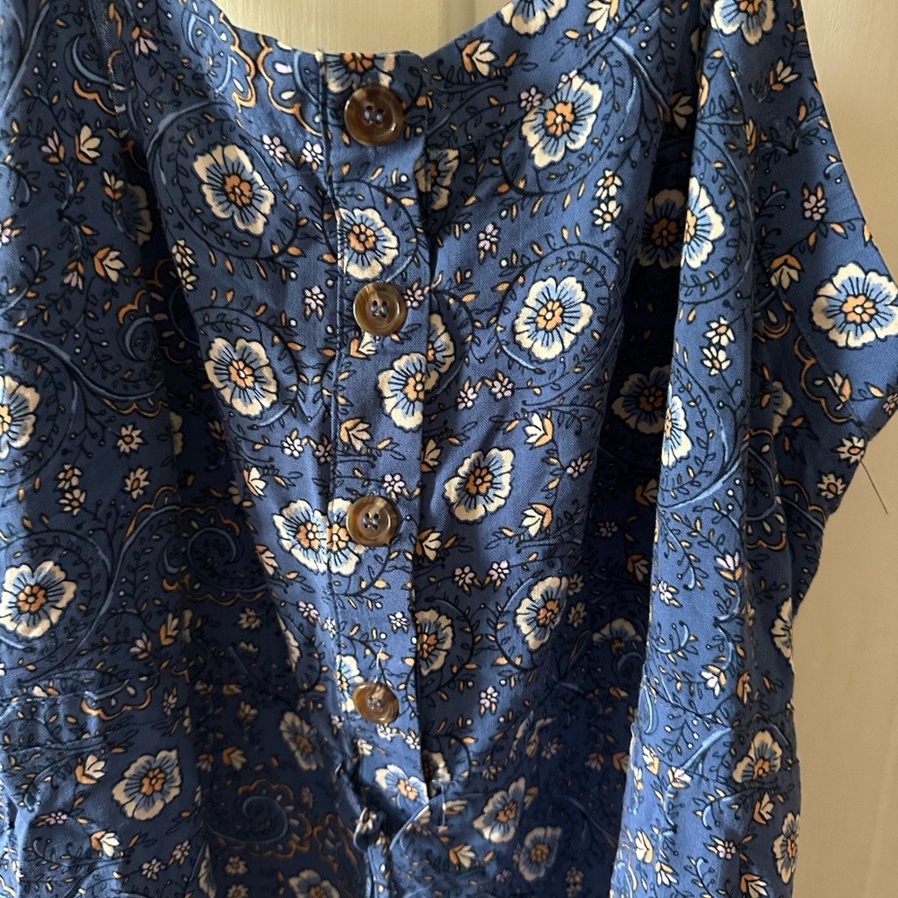Lucky Brand Blue Floral Dress